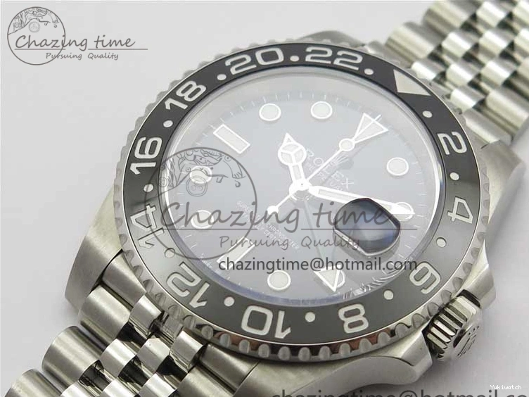 Ceramic D1F 116710 LN 904L SA3186 Jubilee Edition Best 1:1 On II Bracelet GMT-Master Black 0326